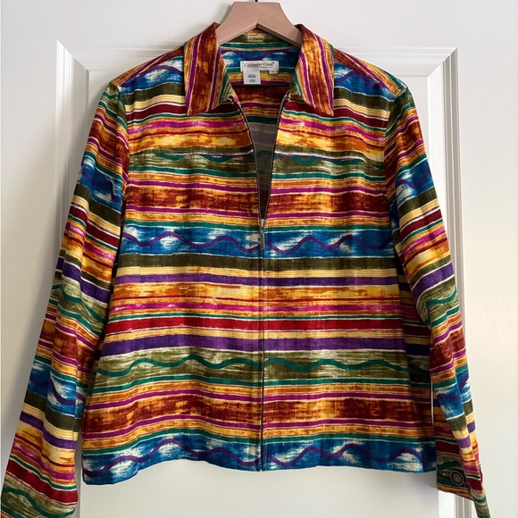 Coldwater Creek Zip Front Blazer/Jacket - Picture 2 of 5